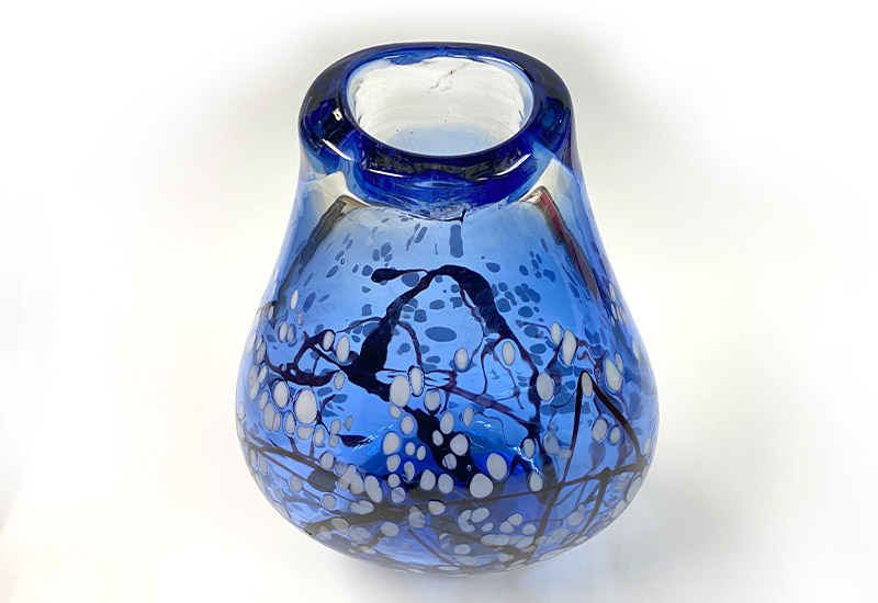 桐雪繽紛 (藍.黑白) 花瓶花器